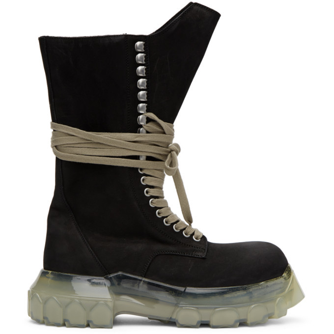 rick owens military boot