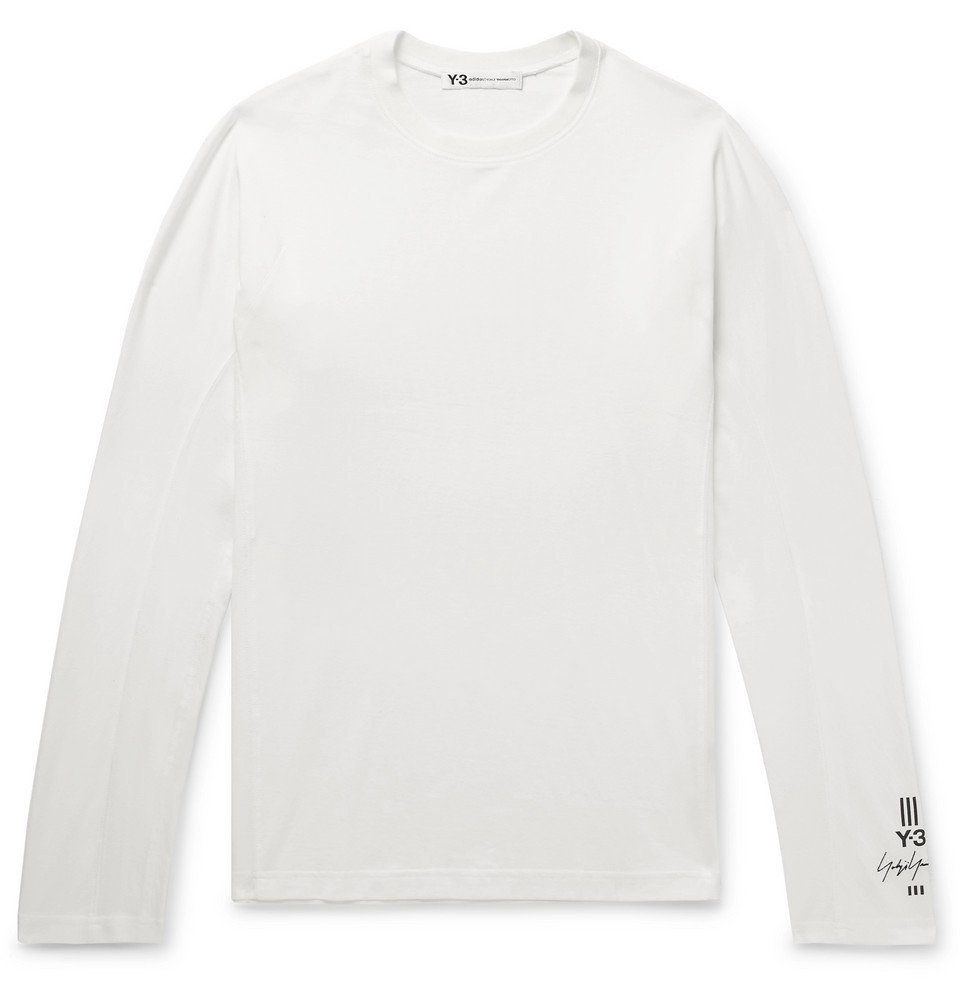 y3 white t shirt