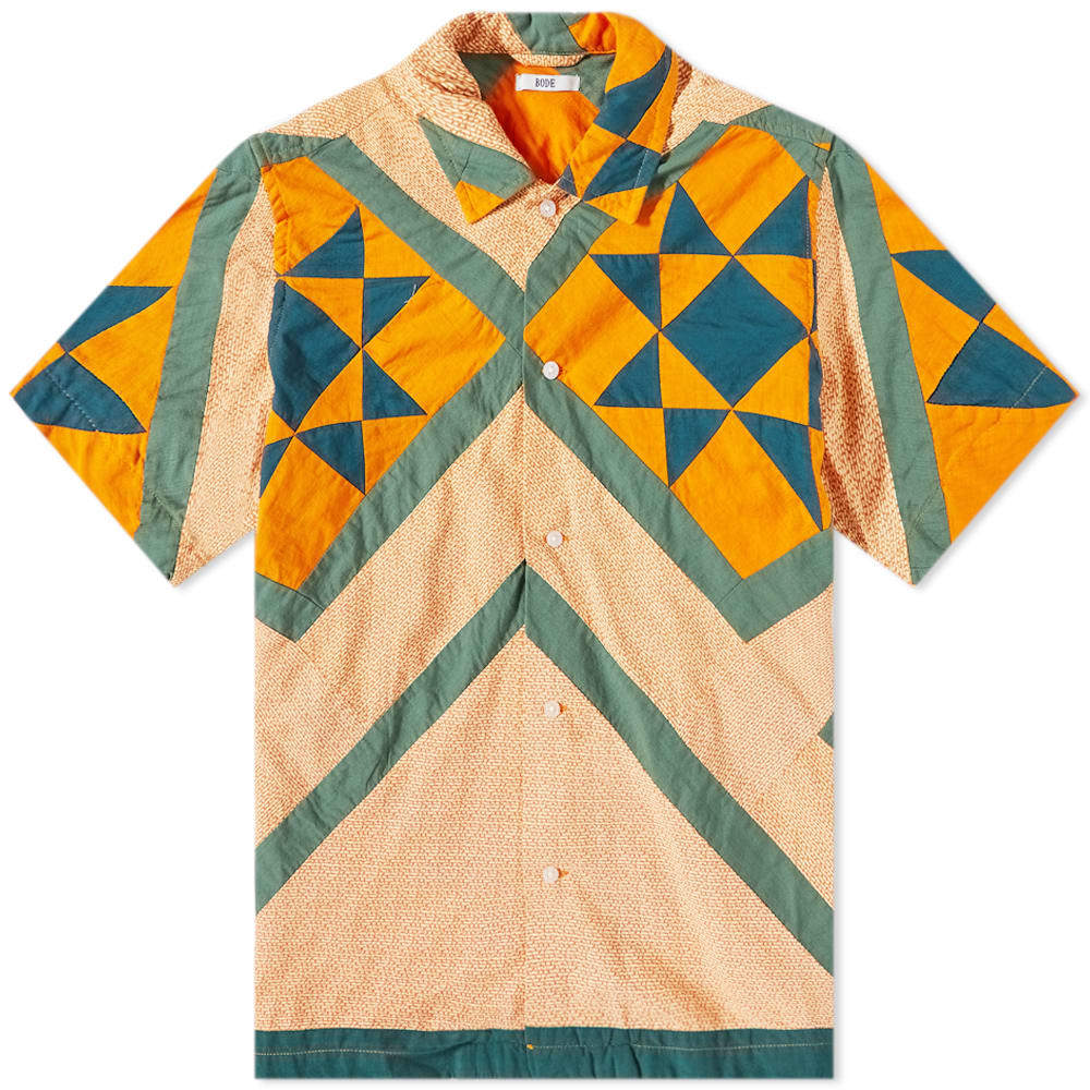 BODE Star Quilt Vacation Shirt Bode