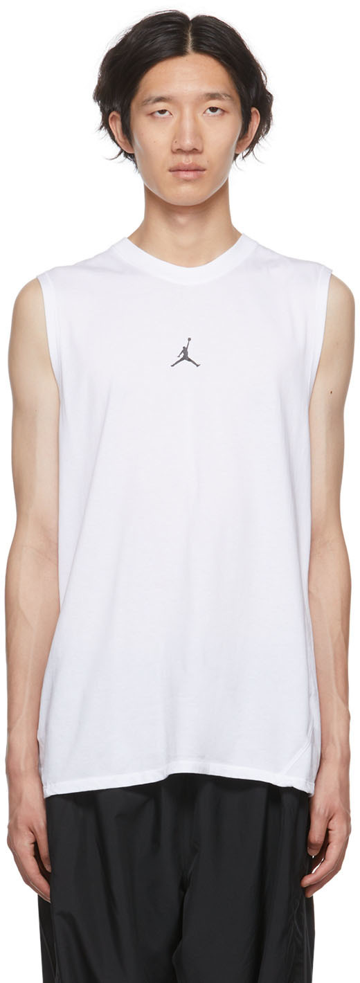 jordan white tank top