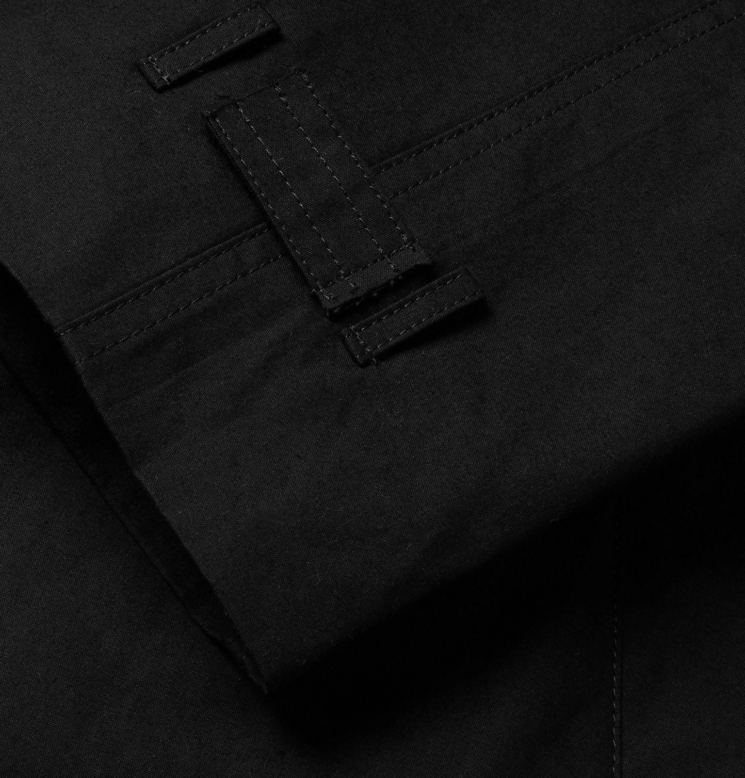 Vetements - Incognito Cotton Trench Coat - Black Vetements