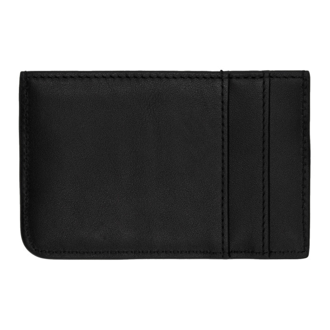 McQ Alexander McQueen Black Logo Card Holder McQ Alexander McQueen