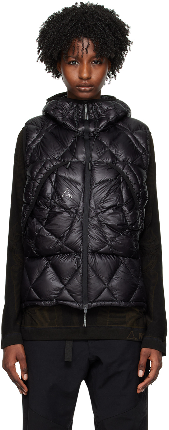 ROA Black Quilted Down Vest ROA