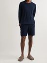 Allude - Straight-Leg Virgin Wool and Cashmere-Blend Shorts - Blue