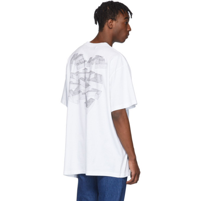 Off-White White 3D Pencil T-Shirt Off-White