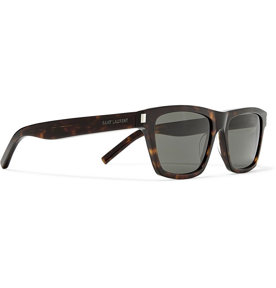 Saint Laurent - D-Frame Tortoiseshell Acetate Sunglasses ...