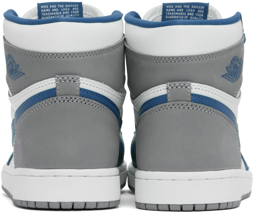 nike air jordan blue white