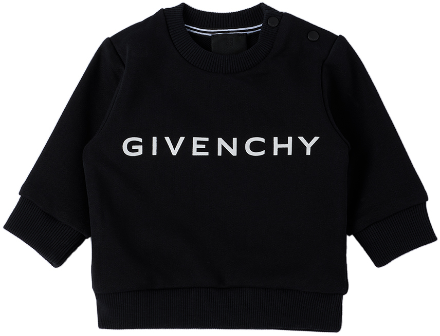 Givenchy Baby Black Printed Sweatshirt Givenchy