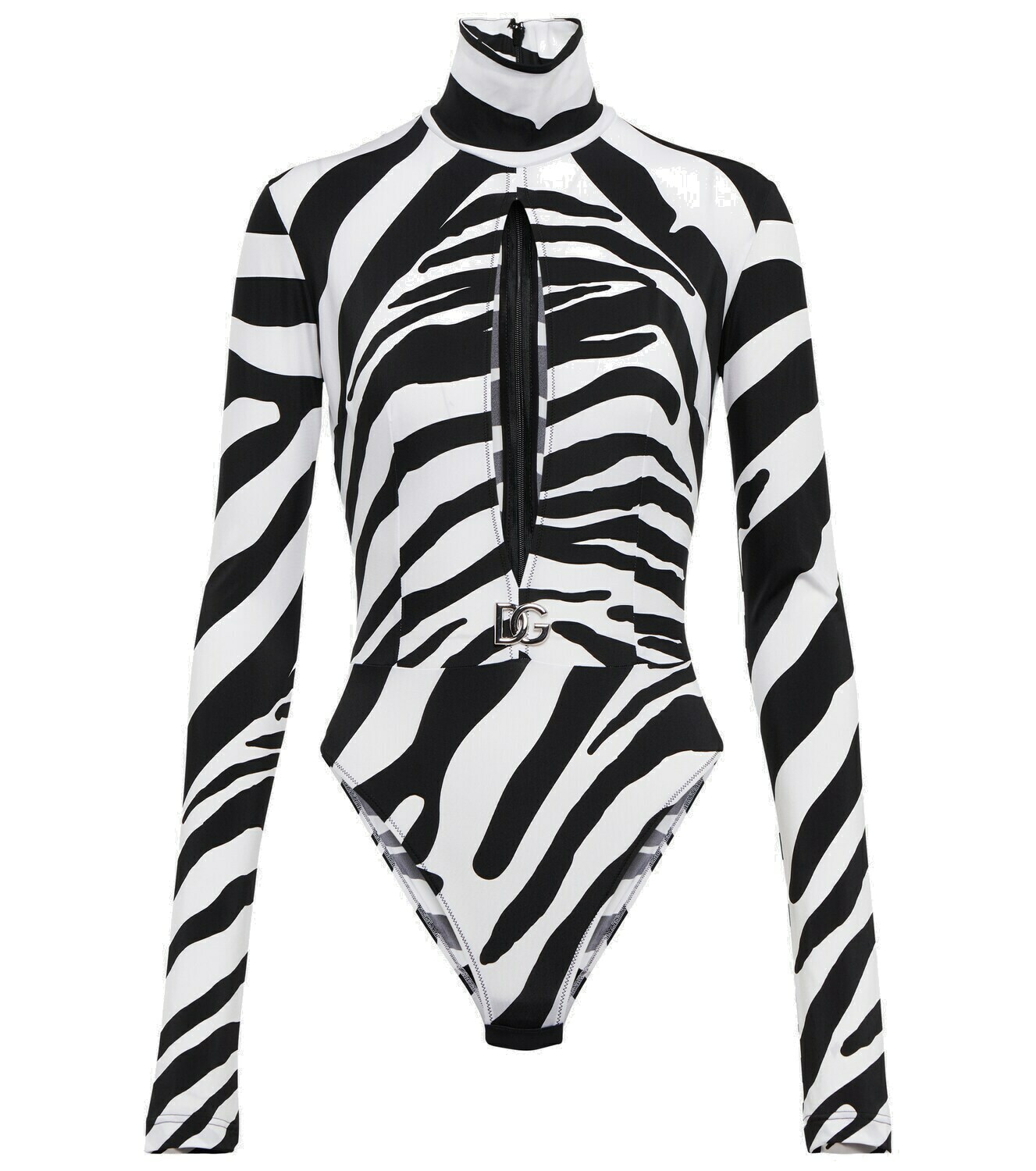 Dolce&Gabbana - Zebra print bodysuit Dolce & Gabbana