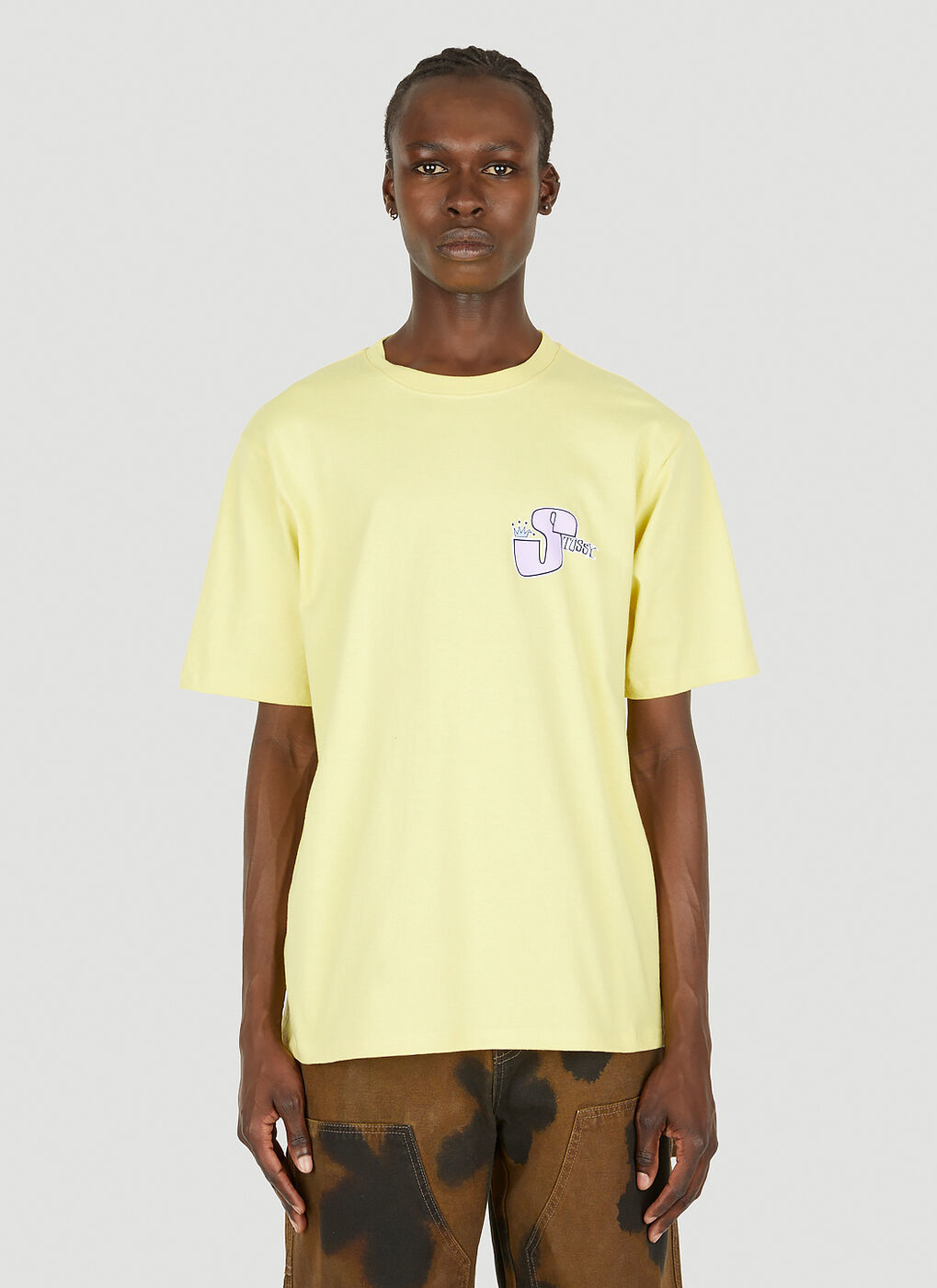 Stussy Phat T-Shirt in Yellow Stussy