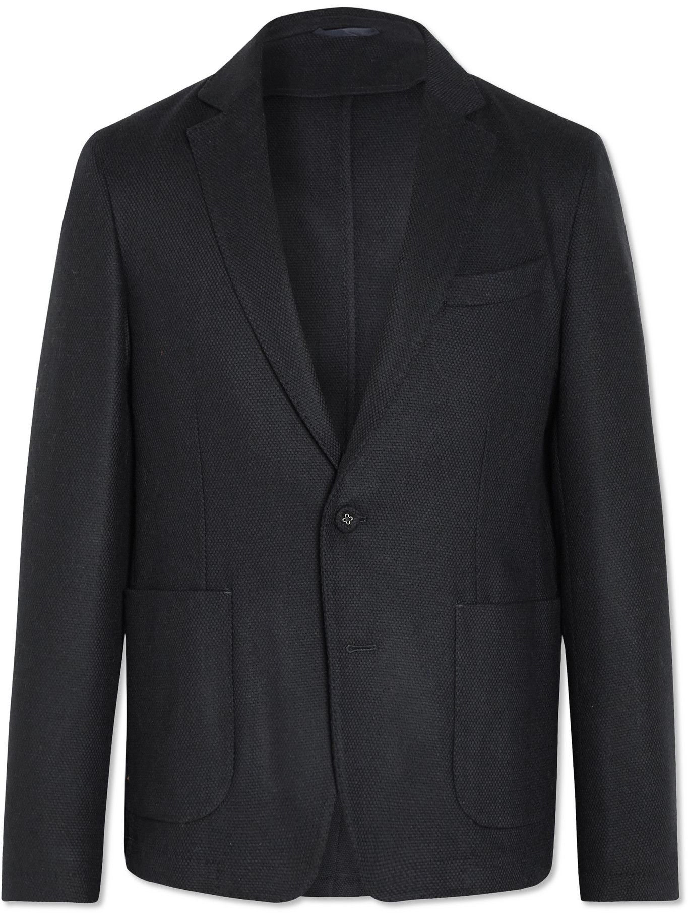 Officine Generale - Unstructured Wool and Cashmere-Blend Blazer - Blue ...