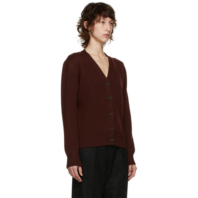 A.P.C. Burgundy Ama Cardigan A.P.C.