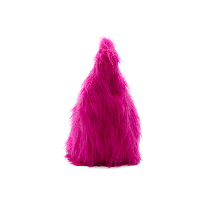 balenciaga pink fur bolsa