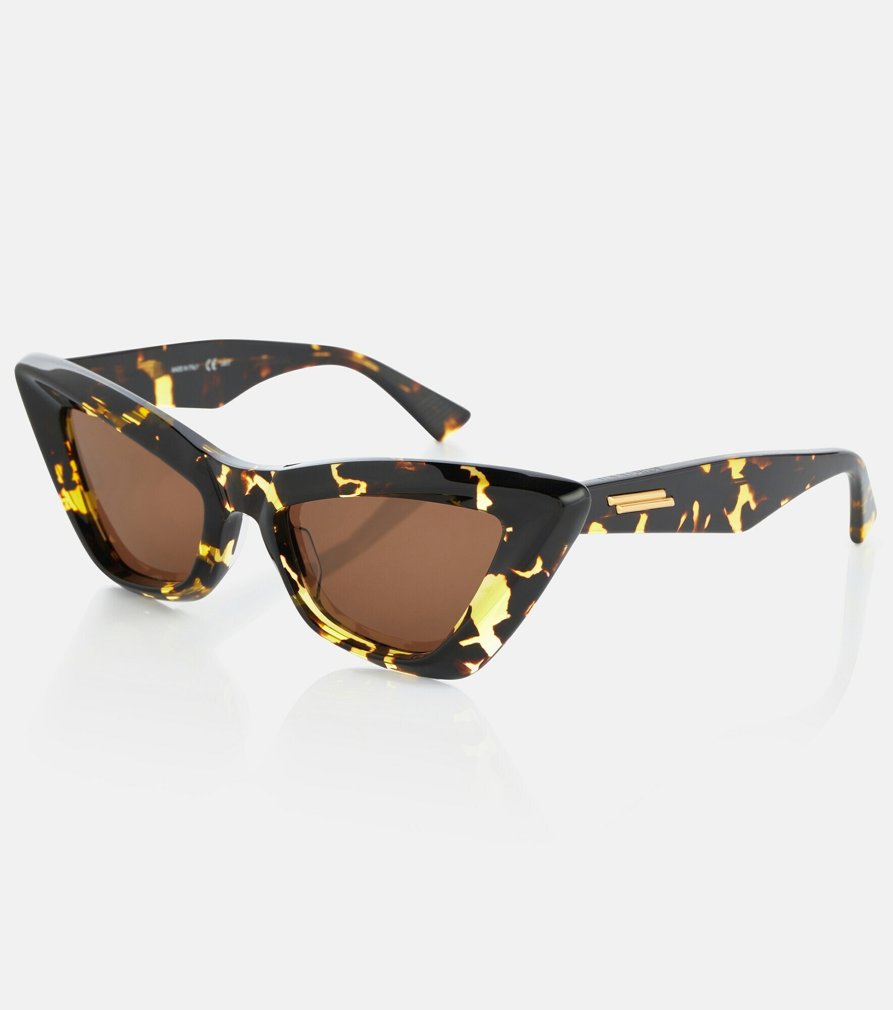 Bottega Veneta Cat Eye Tortoiseshell Sunglasses Bottega Veneta