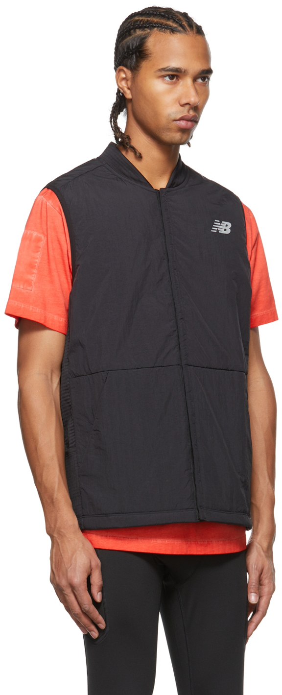 New Balance Black Running Insulated Vest