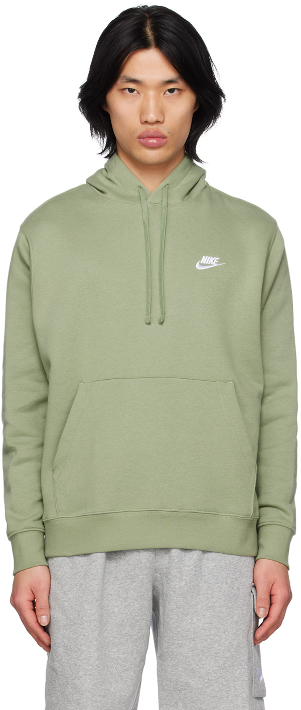Nike Green Embroidered Hoodie Nike