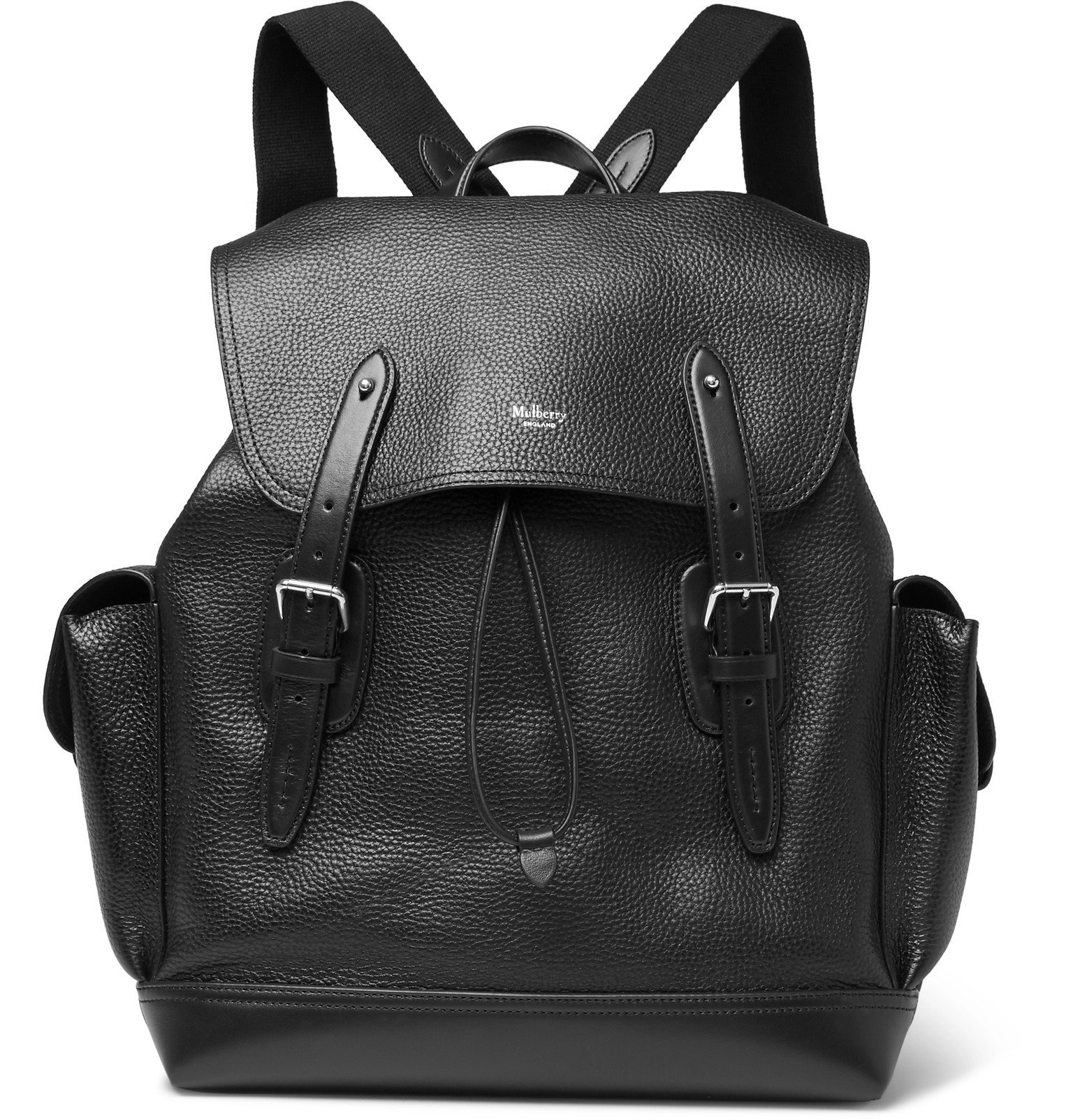 Mulberry - Heritage Full-Grain Leather Backpack - Black Mulberry
