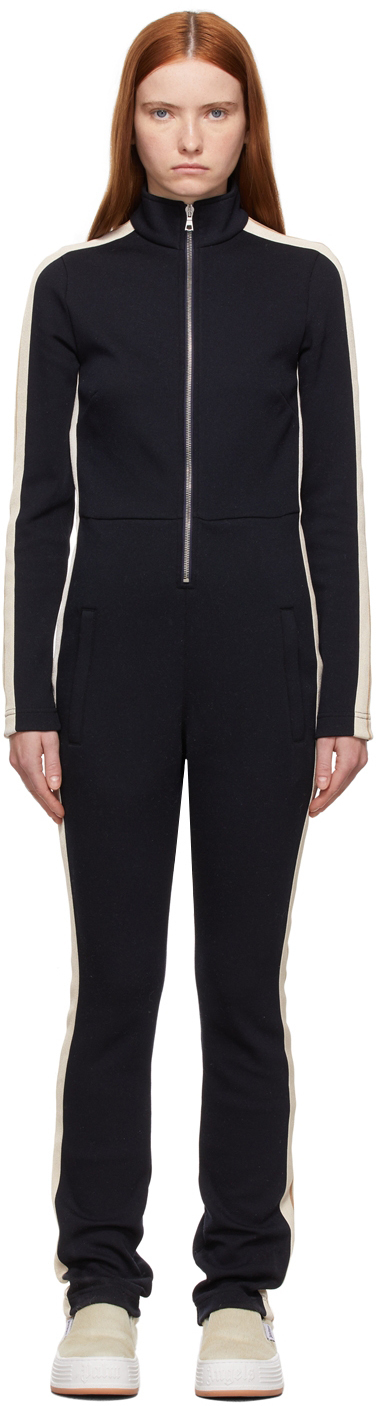 Palm Angels Navy Milano Track Jumpsuit Palm Angels