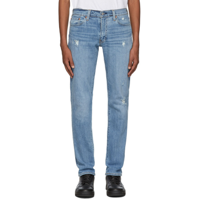 levi's blue 511 slim jeans