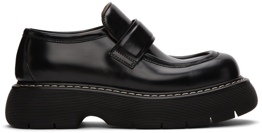 Bottega Veneta Black Swell Loafers Bottega Veneta