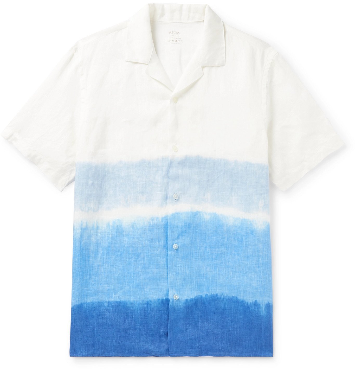 tie dye linen shirt