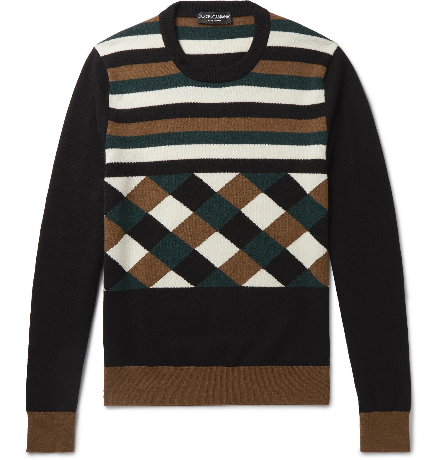 Dolce & Gabbana - Intarsia Cashmere Sweater - Multi Dolce & Gabbana