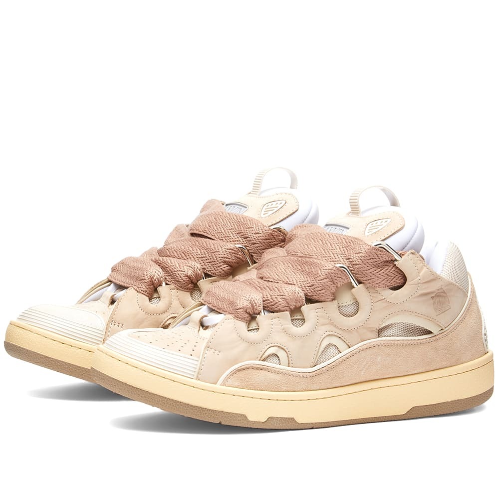 Lanvin Men S Sneakers Curb In Nude Lanvin