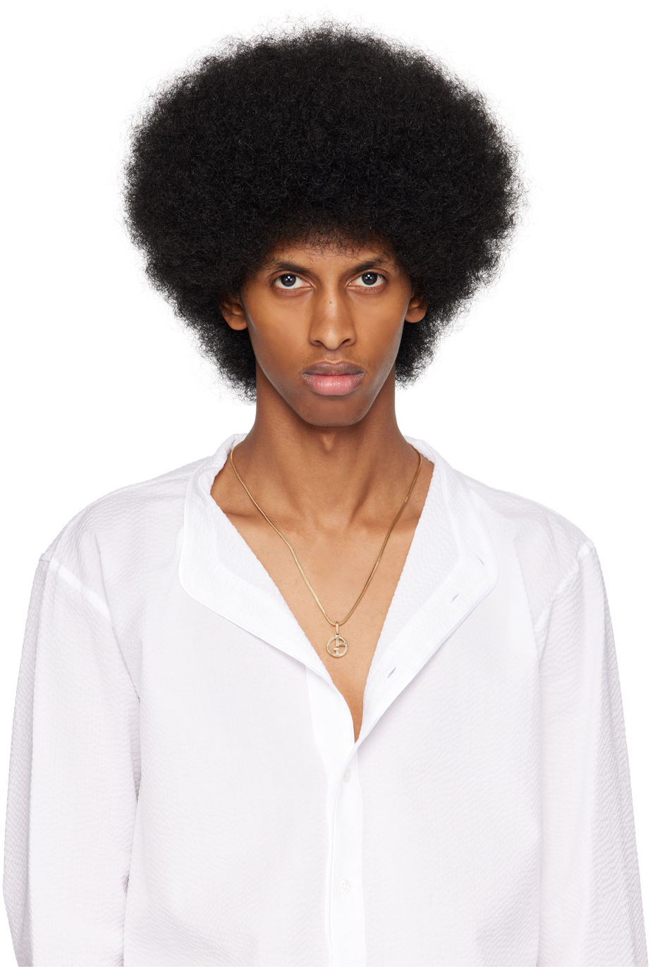 Armani Gold Logo Necklace Armani