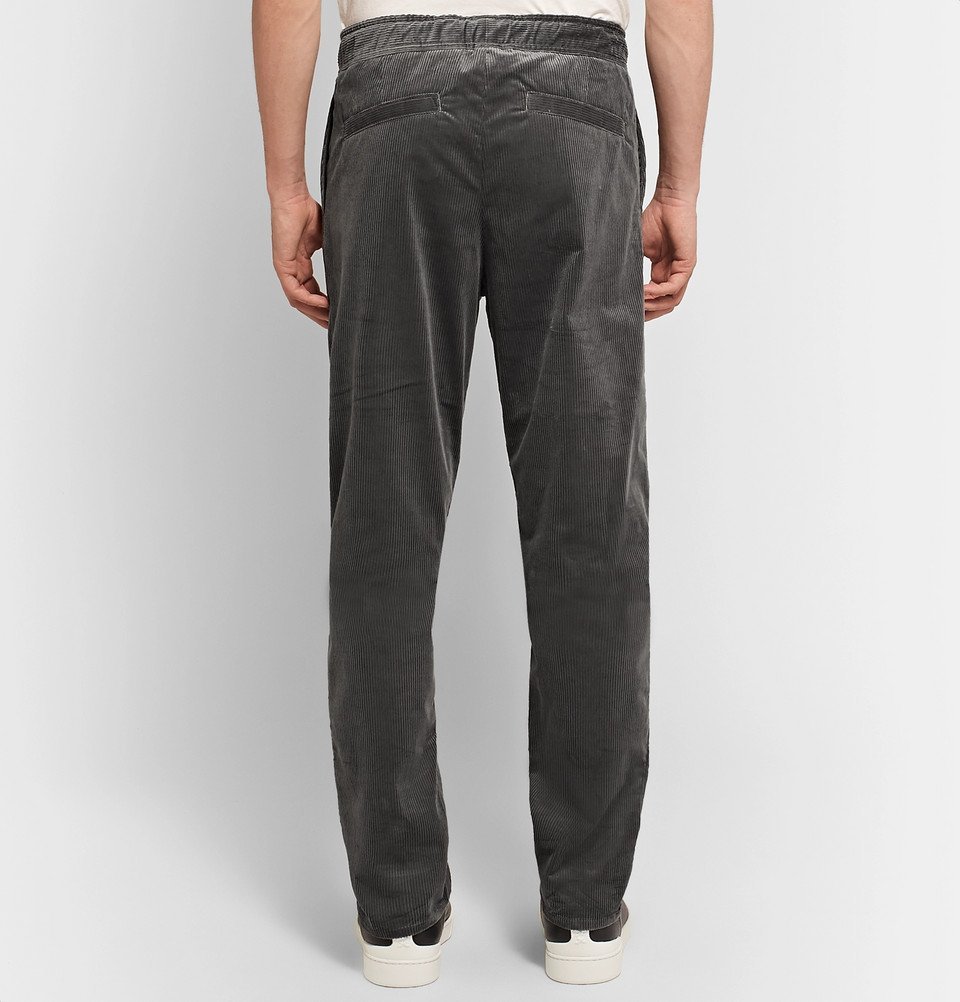 Anthracite Cotton-Corduroy Trousers 