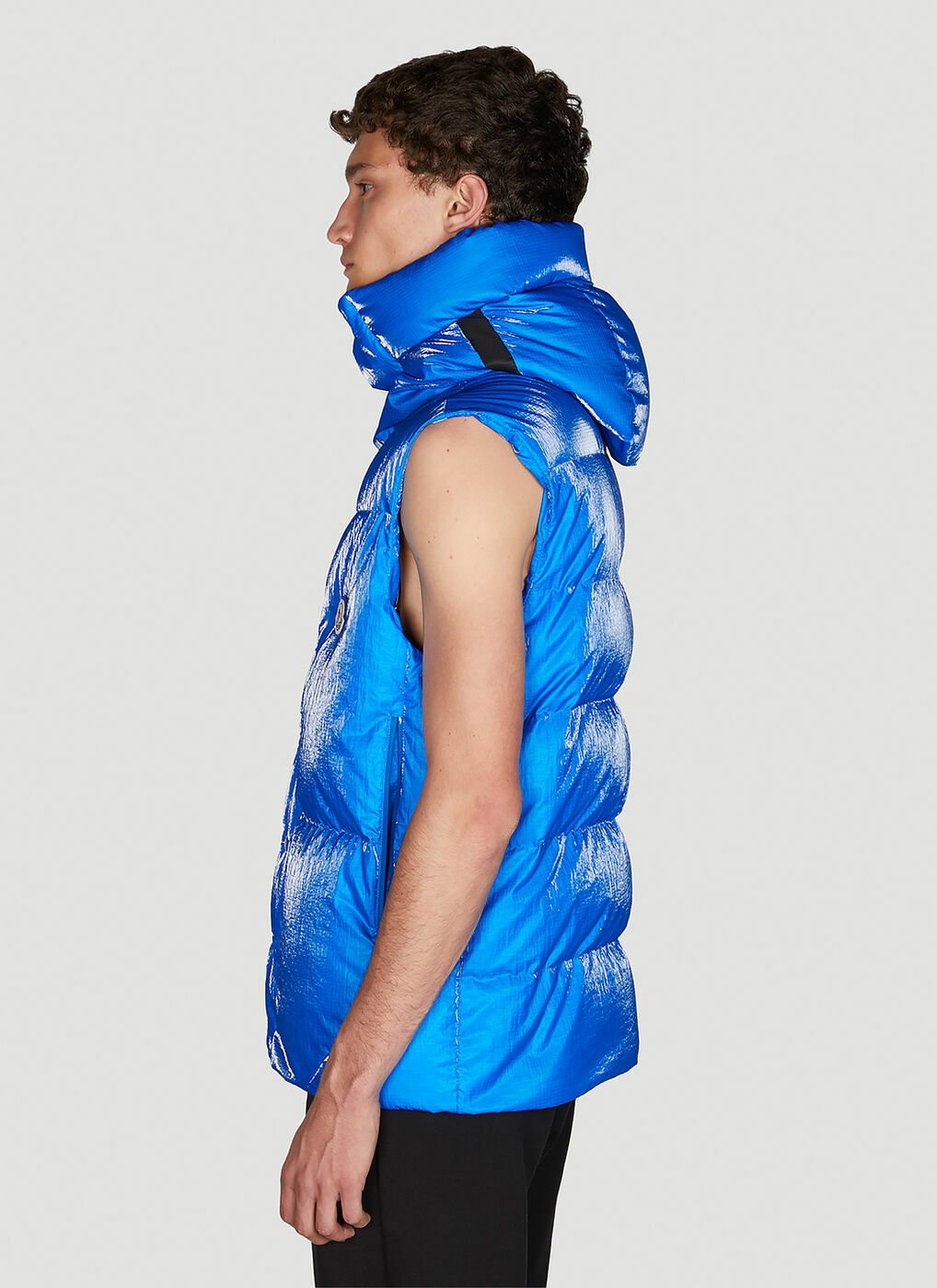 Lawu Down Gilet Jacket in Blue Moncler