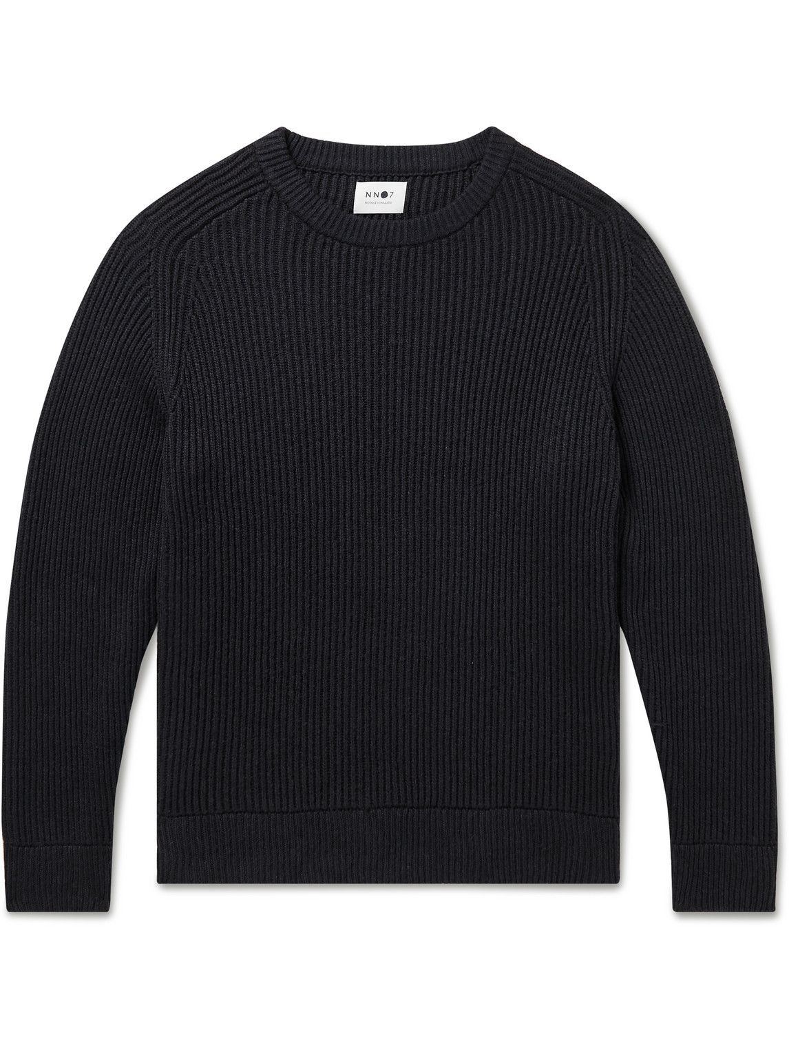 NN07 - Jesse Ribbed Cotton Sweater - Blue NN07