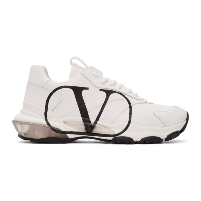 valentino bounce sneakers white
