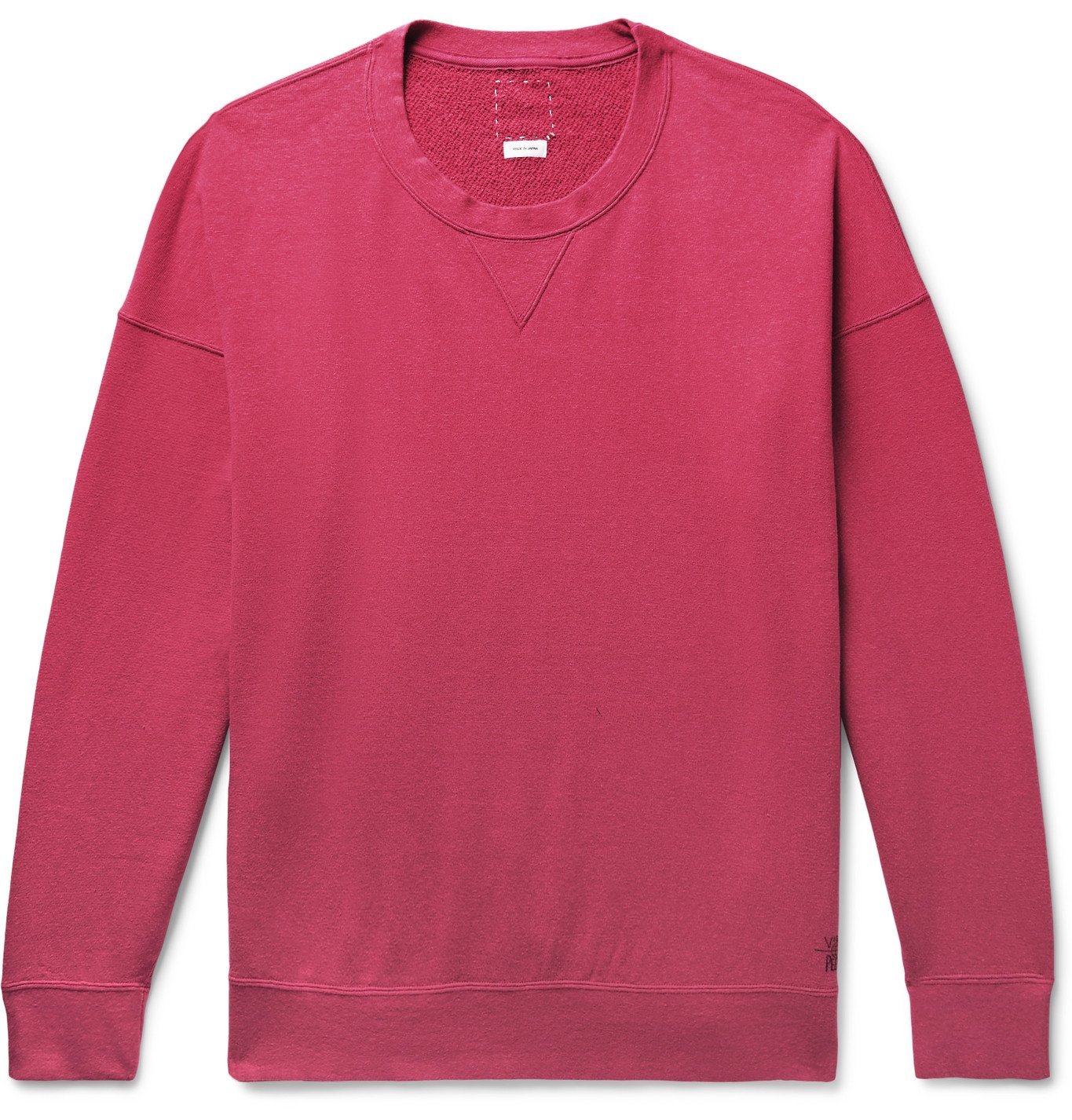 visvim - Jumbo Loopback Cotton-Jersey Sweatshirt - Pink Visvim