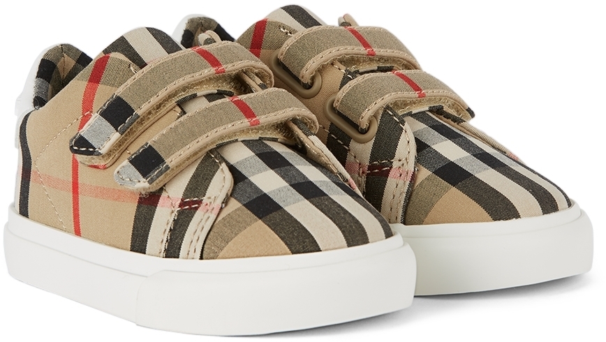 Burberry Baby Vintage Check Markham Straps Sneakers Burberry