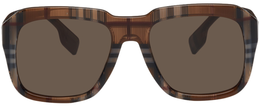Photo: Burberry Brown Check Square Sunglasses
