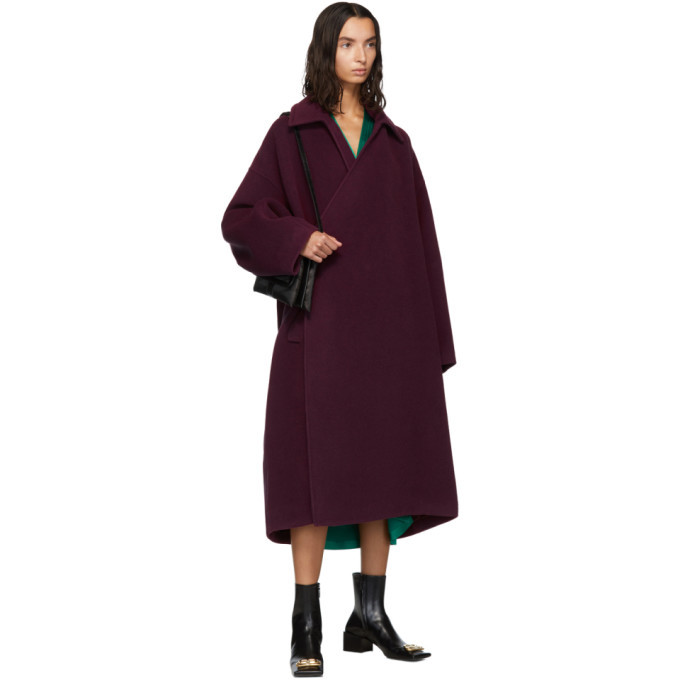 balenciaga wrap coat