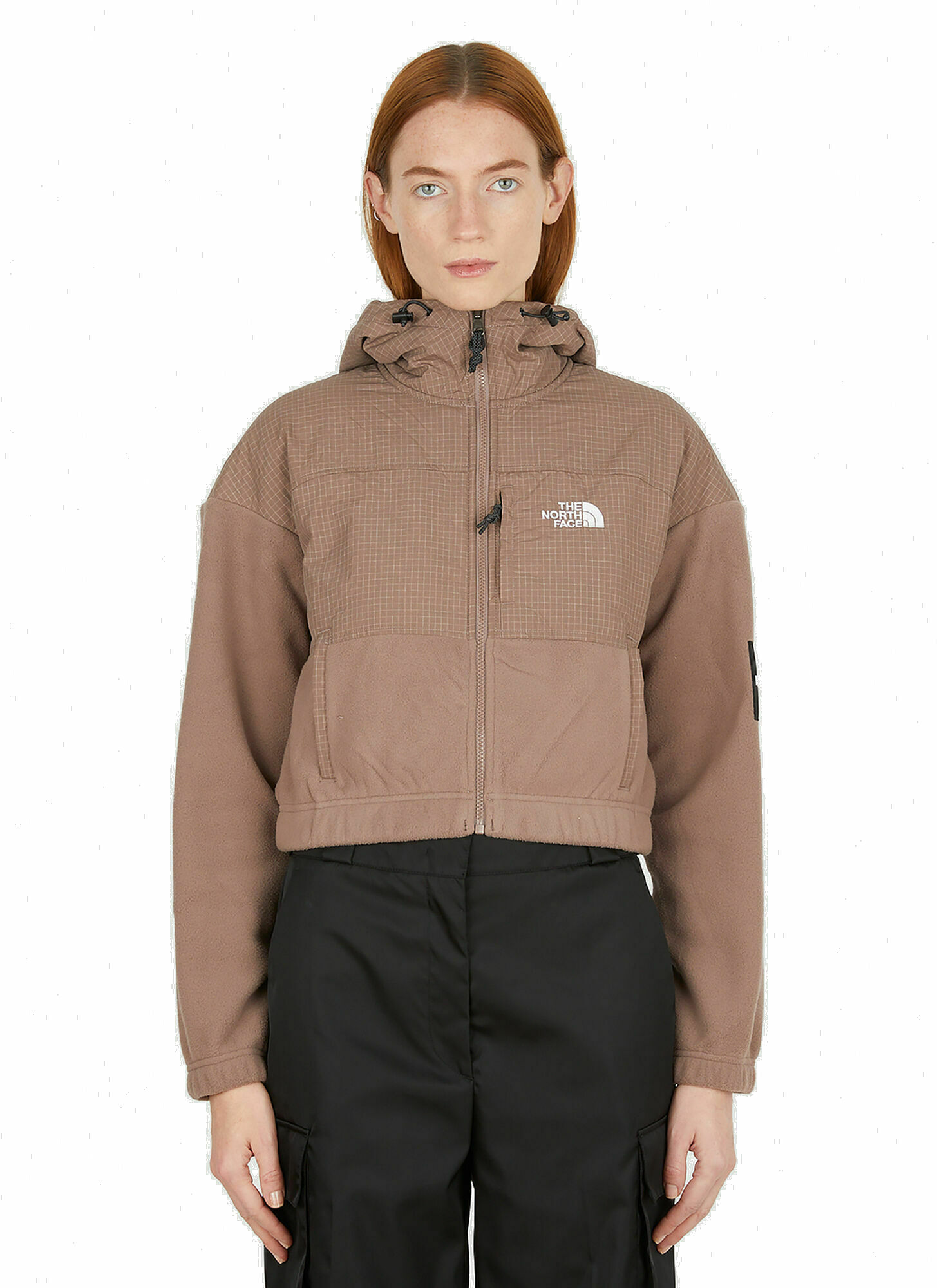 The North Face Black Box - Convin Microfleece Hooded Jacket in Brown ...
