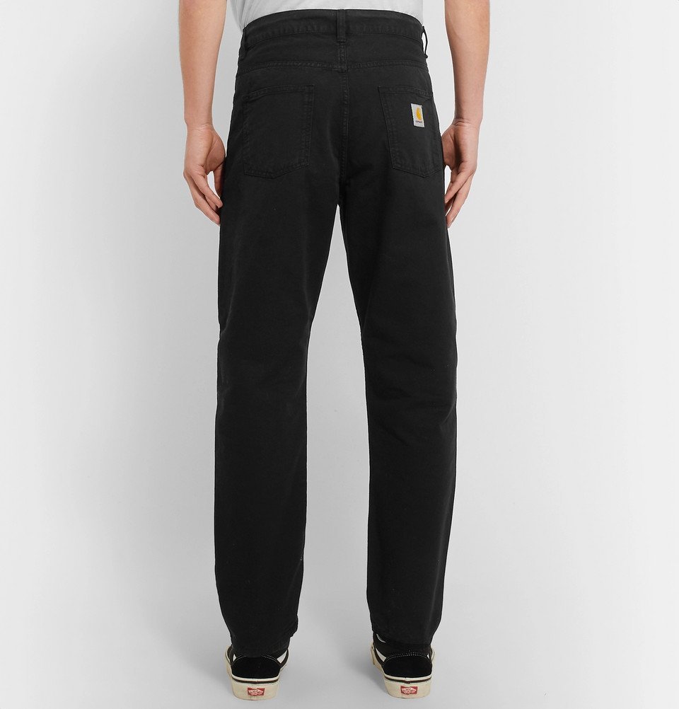 Carhartt WIP - Newel Tapered Cotton-Drill Trousers - Black Carhartt WIP