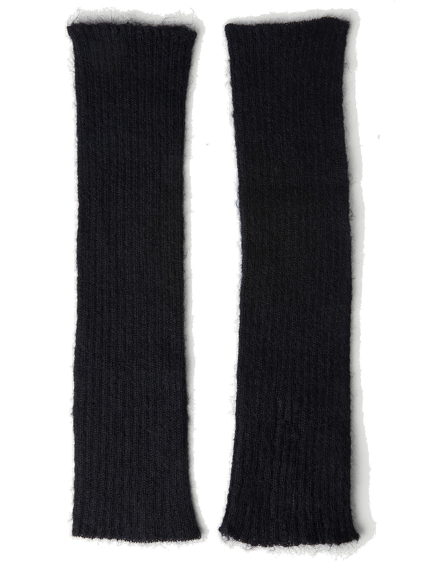 Photo: Ribbed Leg Warmers in Black