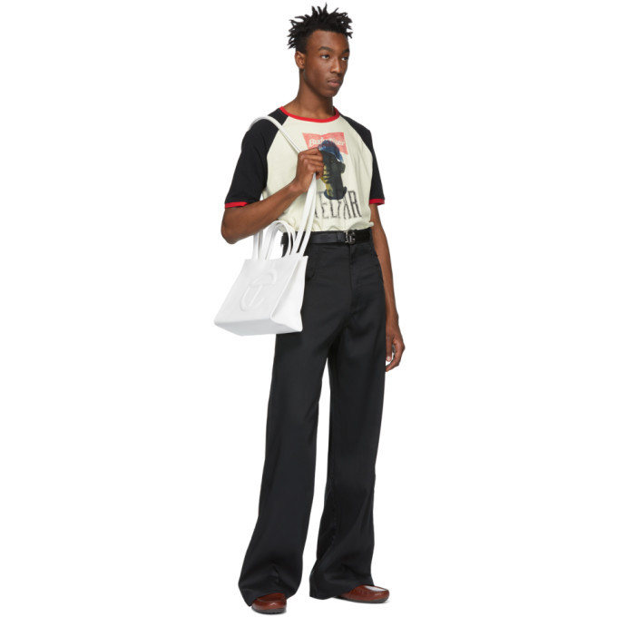 Telfar Beige Budweiser Tour T-Shirt Telfar