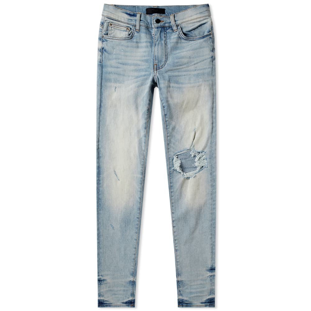 amiri broken jeans