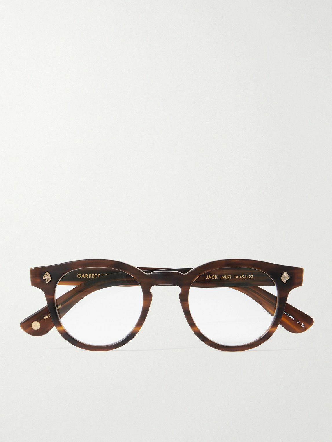 Garrett Leight California Optical - Jack Round-Frame Tortoiseshell ...