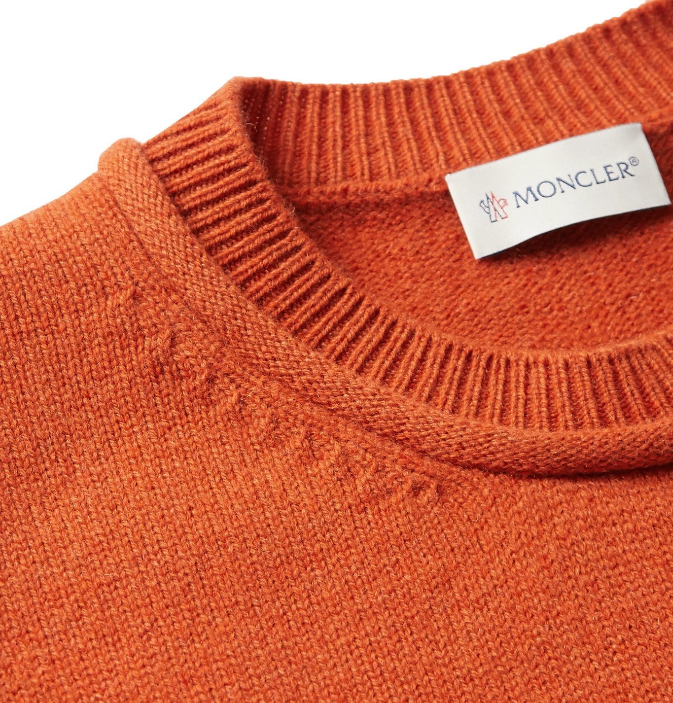 moncler orange sweater