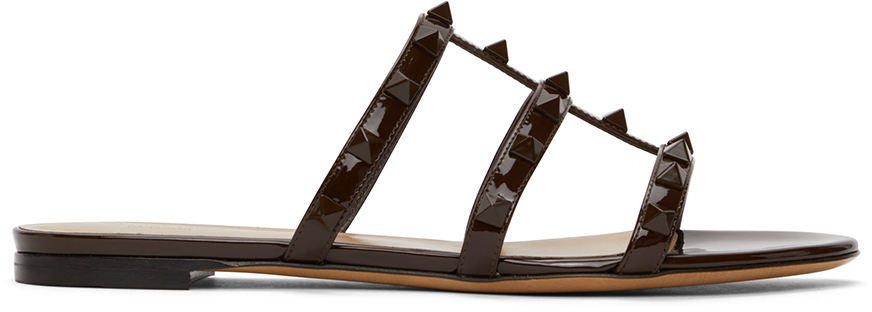 rockstud flat slide sandal