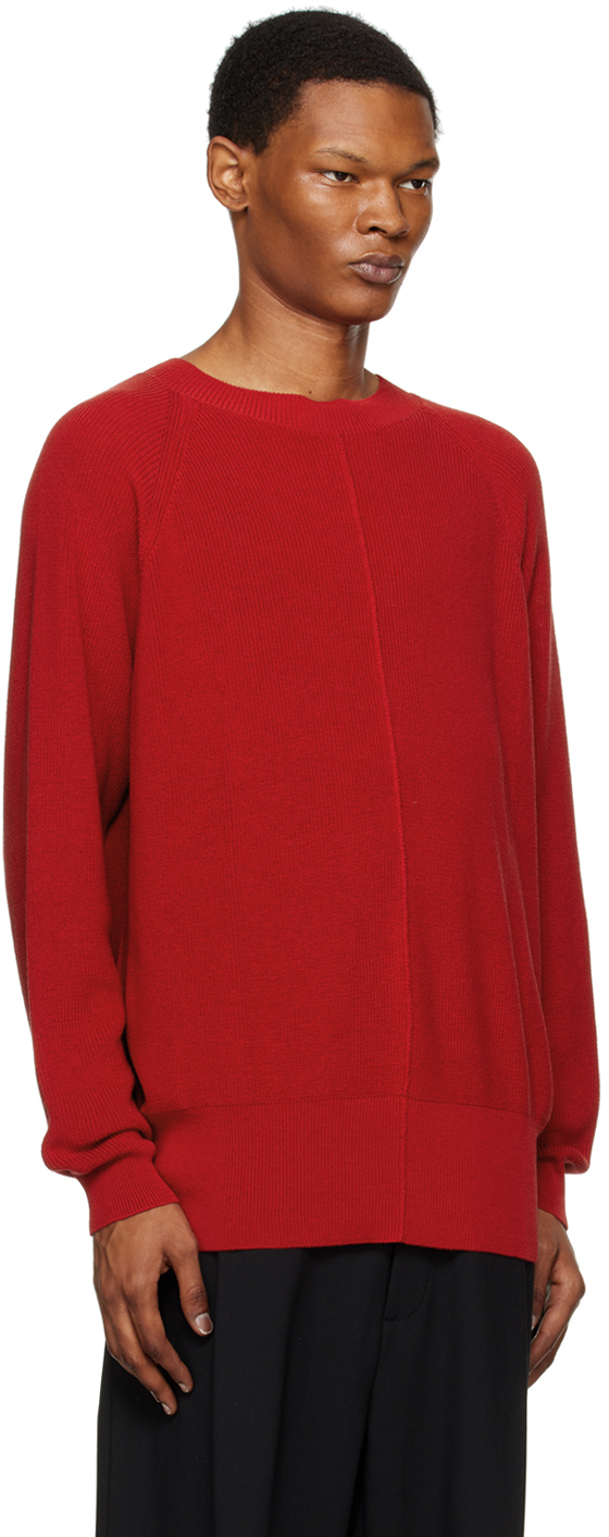 Cordera Red Front Seam Sweater CORDERA