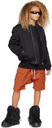 Rick Owens Kids Orange Pods Cargo Shorts