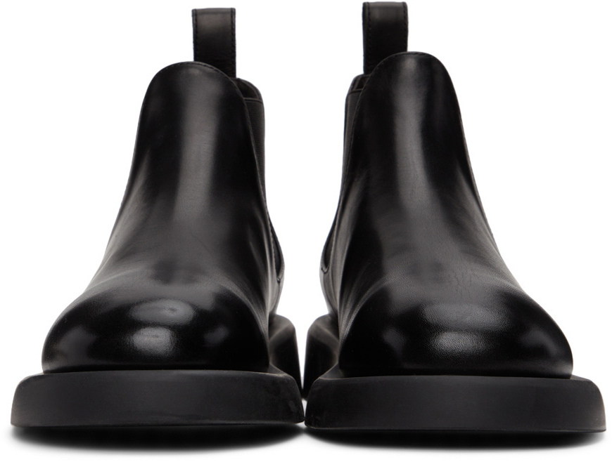 Marsèll Black & Grey Gomme Beatles Chelsea Boots Marsèll