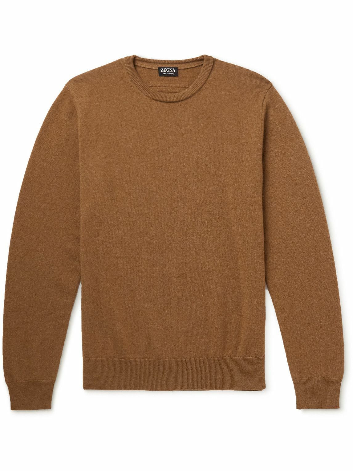 Zegna - Slim-Fit Cashmere Sweater - Brown Zegna