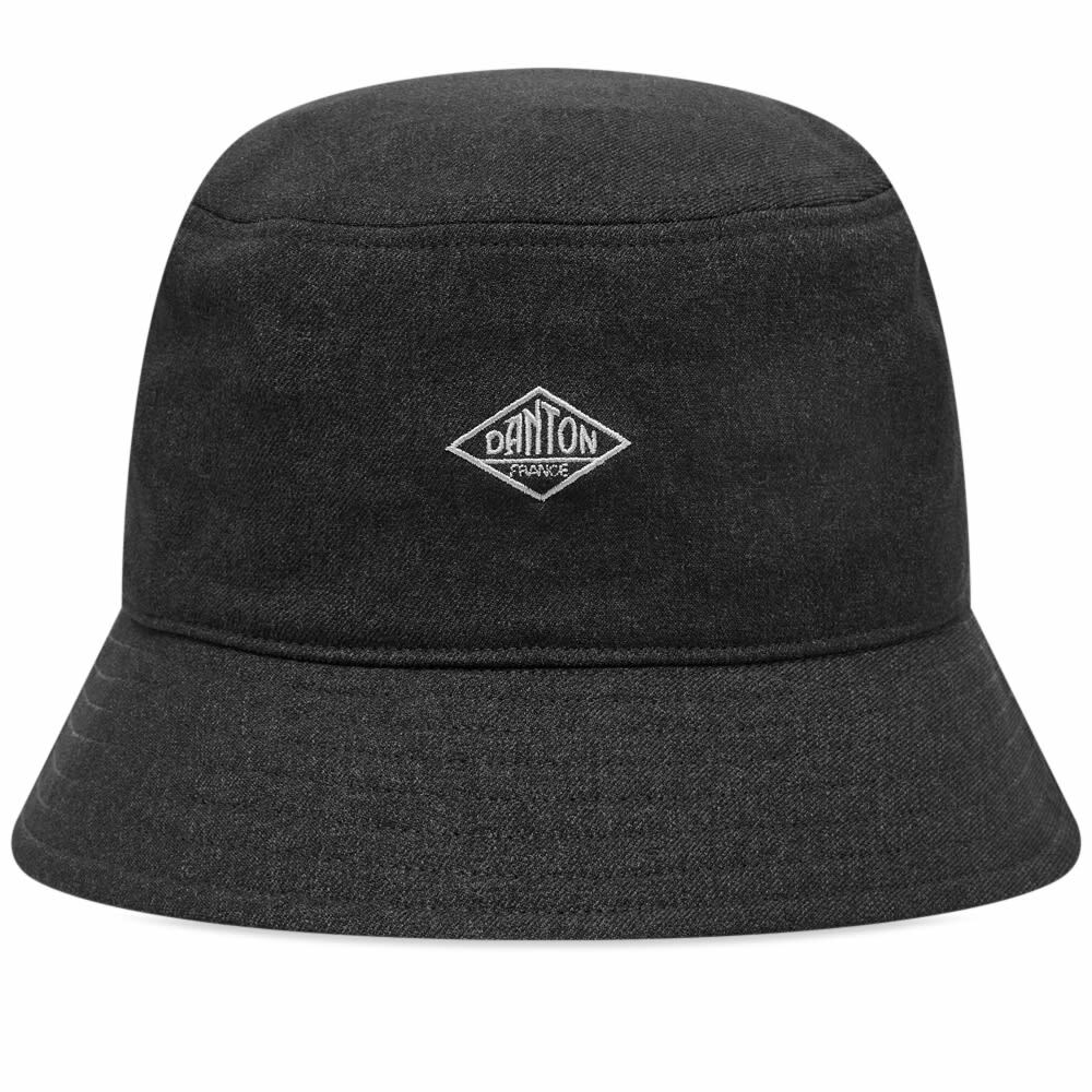 Danton Men's Flannel Bucket Hat in Charcoal Grey Danton