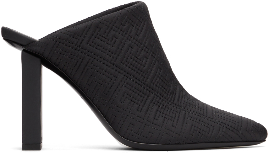 balmain black heels